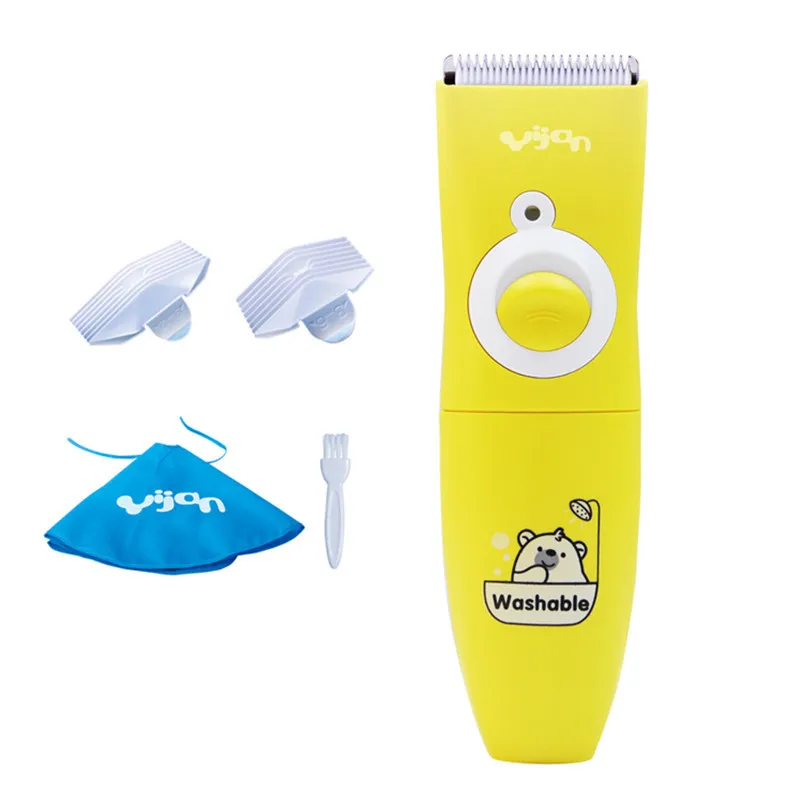 

Yijan Hair Clipper Professional Trimmer For Kids Children Electric Razor Round Blade Tips Washable Barbers Hair Trimmers