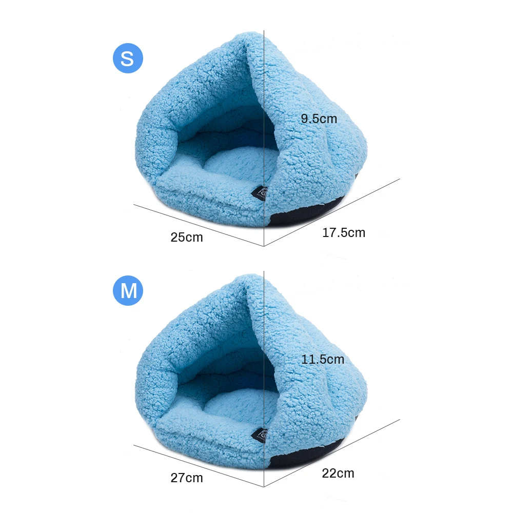 Домашние животные Кошка подстилка-кровать Конура мягкая теплая Лежанка товары для домашних животных кроватка для кота теплый флисовый коврик для щенка маленькие собаки
