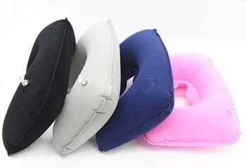 

DHL 1000pcs U Shaped Travel Pillow Inflatable Neck Car Head Rest Air Cushion for Travel Office Air Cushion Neck Pillow