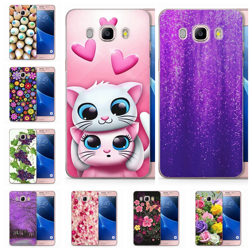 For Samsung Galaxy A3 A5 J1 J2 J3 J5 J7 G530H S8/plus Note 8 Cover TPU Protector Back Girls Cases Priting Shells C806 |