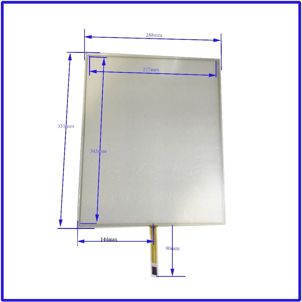 Prix pour 355mm * 288mm 17 Pouce Tactile Écran panneaux 4 fil résistif USB écran tactile overlay kit Livraison Gratuite Prix pour 355mm * 288mm 17 Pouce Tactile Écran panneaux 4 fil résistif USB écran tactile overlay kit Livraison Gratuite