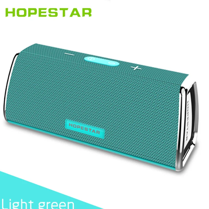 HOPESTAR H23 беспроводной IPX6 Водонепроницаемый Bluetooth динамик домашний кинотеатр для ТВ динамик s Открытый Портативный Саундбар громкий динамик коробка - Цвет: green