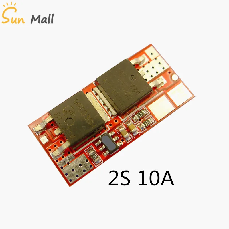10A 2S 8.4V PCB PCM BMS Charger Charging Module 18650 Li-ion Lipo 2S 10A BMS Lithium Battery Protection Circuit Board