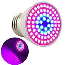 72 Вт светодиодный свет для выращивания растений цветок лампа для выращивания E27 лампы Крытый парниковый для гидропоники растут Овощные семена Системы рост 5 W 110 V 220 V
