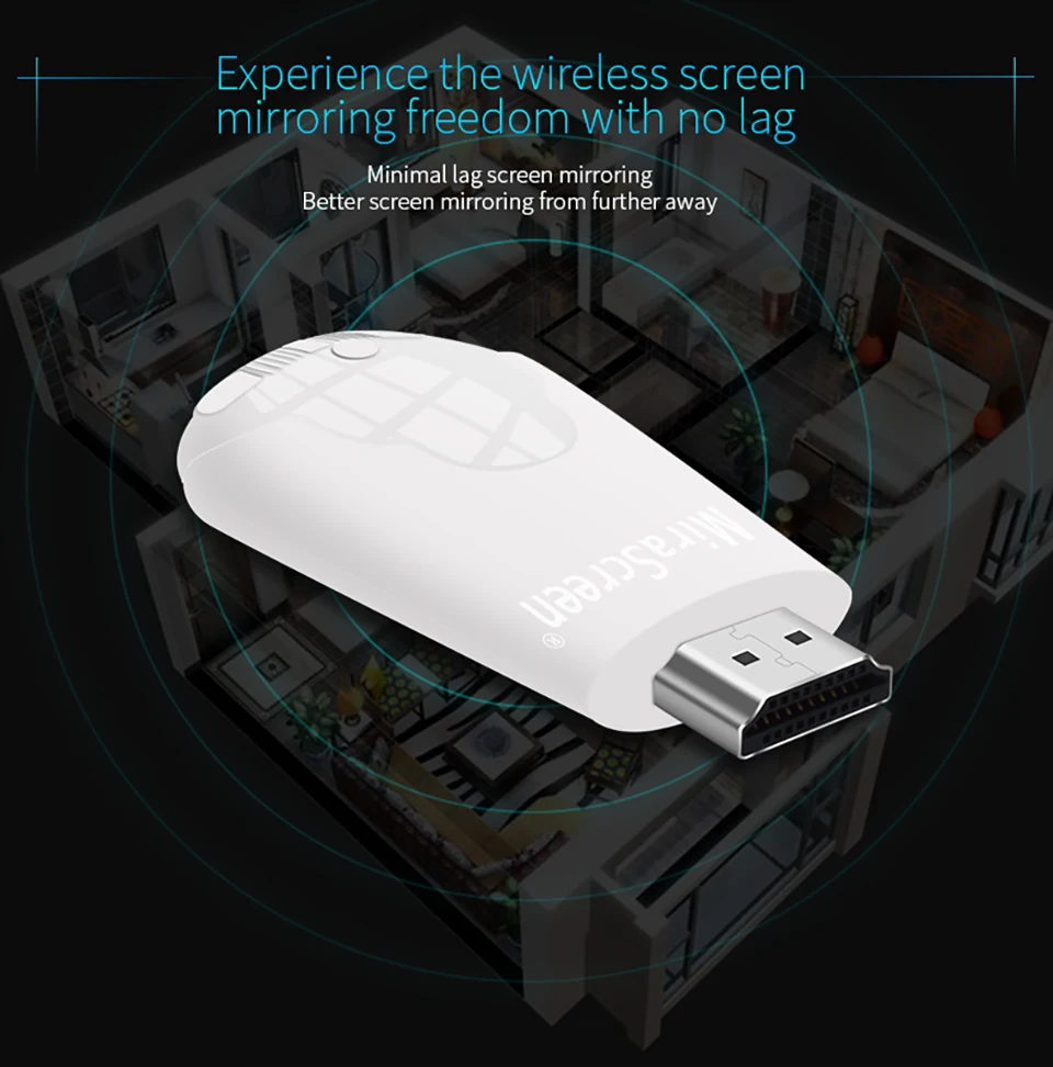 Новейшая модель; ТВ палка K4 беспроводной WiFi Дисплей приемник Поддержка 1080 P HDMI Miracast обмена потоковыми мультимедийными данными(Airplay) отзеркаливание DLNA для ios/Android
