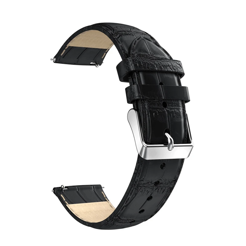 Ouhaobin 1pc Replacement Leather Watch Band wrist strap fitness Bracelet Crocodile grain For Huawei Watch 2 drop ship Feb 14 c3 23