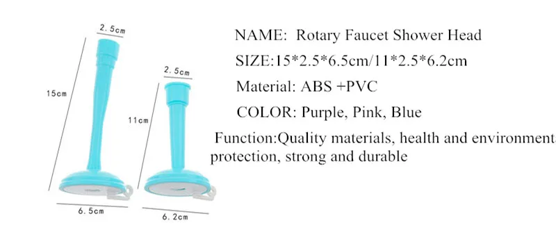 New Adjustable Faucet Extension Adapter Tap Water Saving Shower
