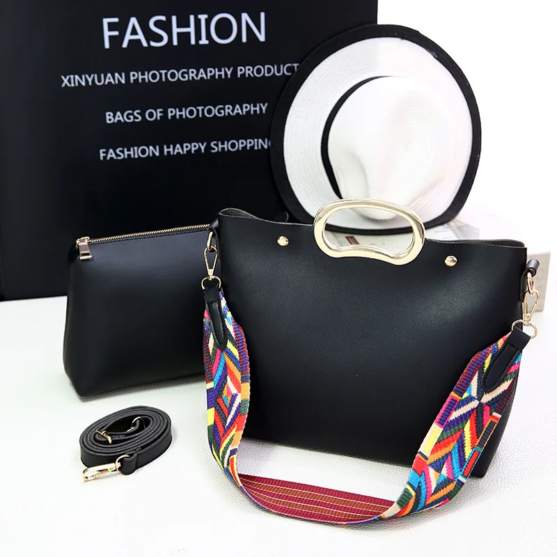 Aolen New Famous Brand Women s PU Leather font b Handbag b font font b Set