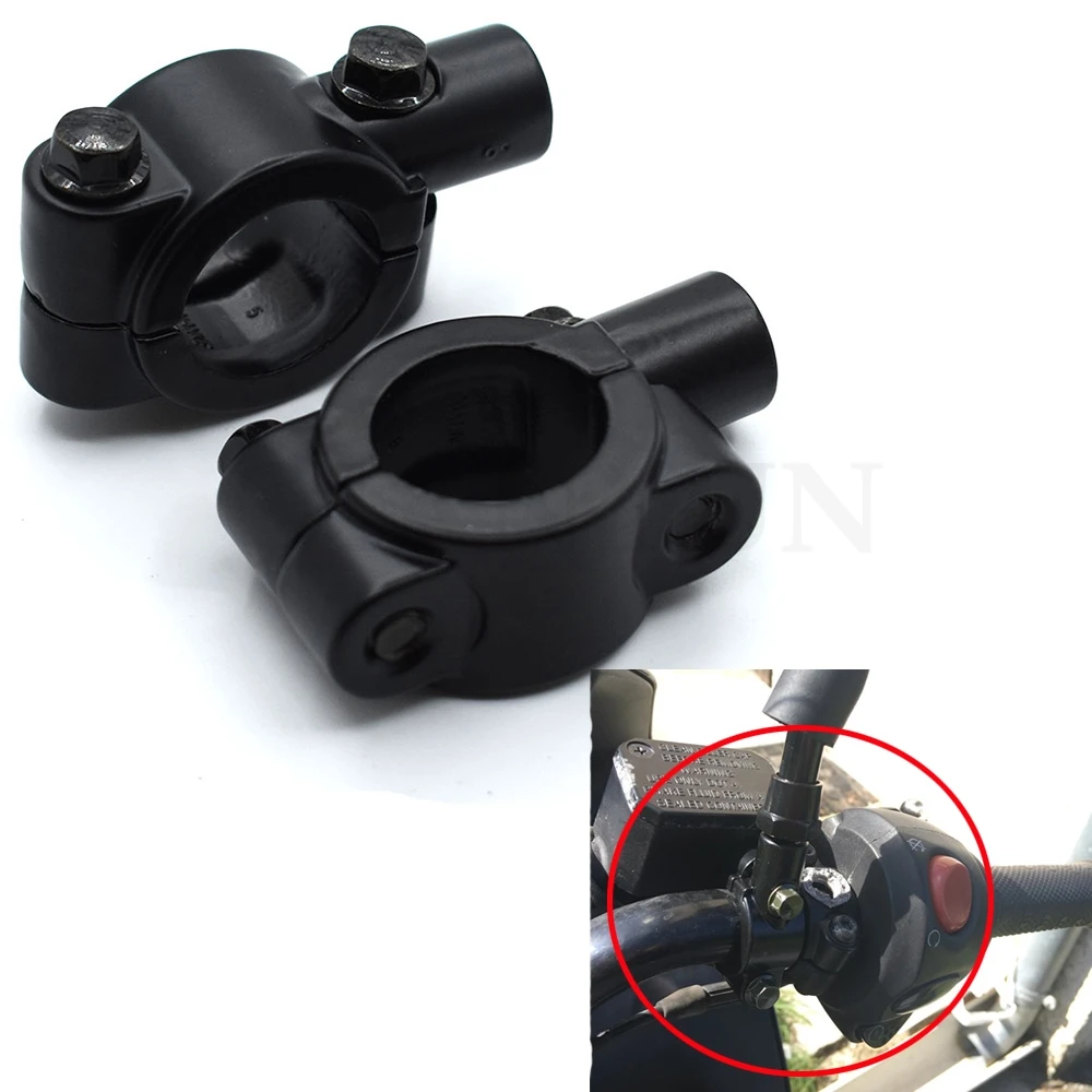 

Universal Motorcycle 7/8" Handlebar Rearview Mirror Holder Mount Adapter Clamp For Ducati Monster M750/M750IE Monster M620 M900