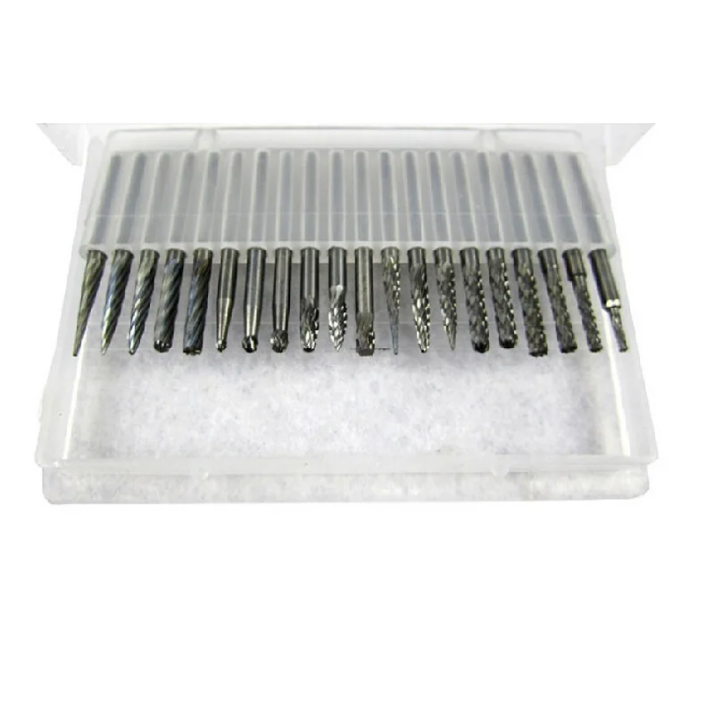 

20pcs 3.175mm 1/8" tungsten carbide cnc router engraving cutting bits drills roller rotary bit for cnc drilling milling machine