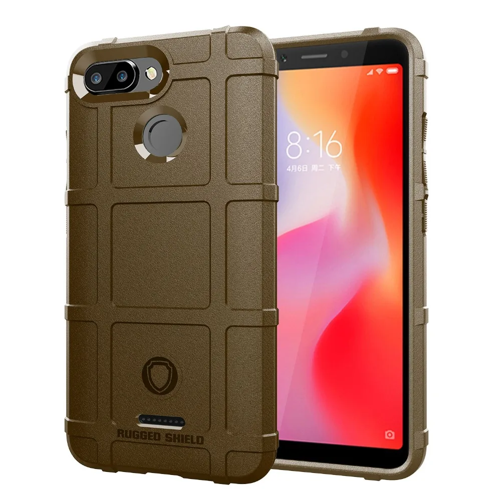 Силиконовый чехол для Xiaomi Redmi 6 6A Прочный противоударный чехол|Бамперы| |