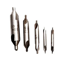 Hot Selling New 5 Pcs HSS Center Drills 60 degree Combined Countersinks Degree Angle Bit Tip Set Tool Drop ship