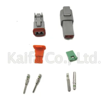 

14 GA,1 sets Kit Deutsch DT 2 3 4 6 8 12 Pin Waterproof Electrical Wire Connector plug Kit Engine/Gearbox waterproof electric