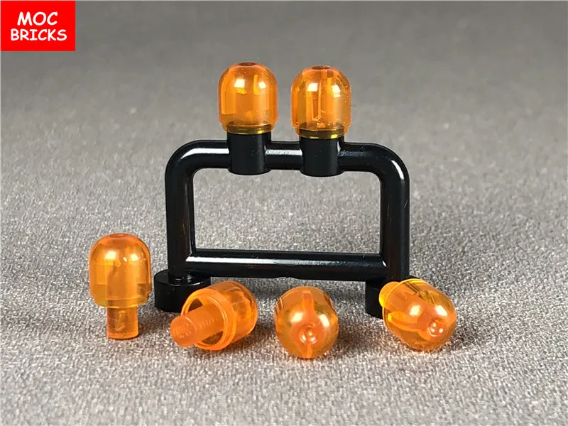10 шт./лот DIY Tans orange Bar с крышкой для освещения/Bionicle Barraki Eye fith 58176 строительным блоком