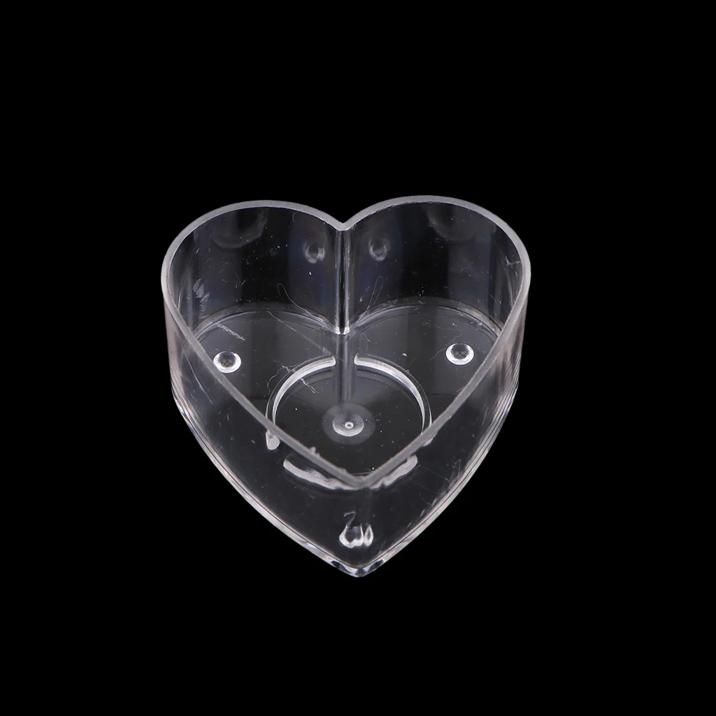 1 Set Candles Making Supplies -Heart Shape Box/Case, Cotton Wicks With Base, Clear Jelly Wax, Pigments-Diy Romantic Candle Kit