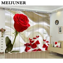Meijuner 3D Роскошная занавеска s оконная для гостиной затемненная