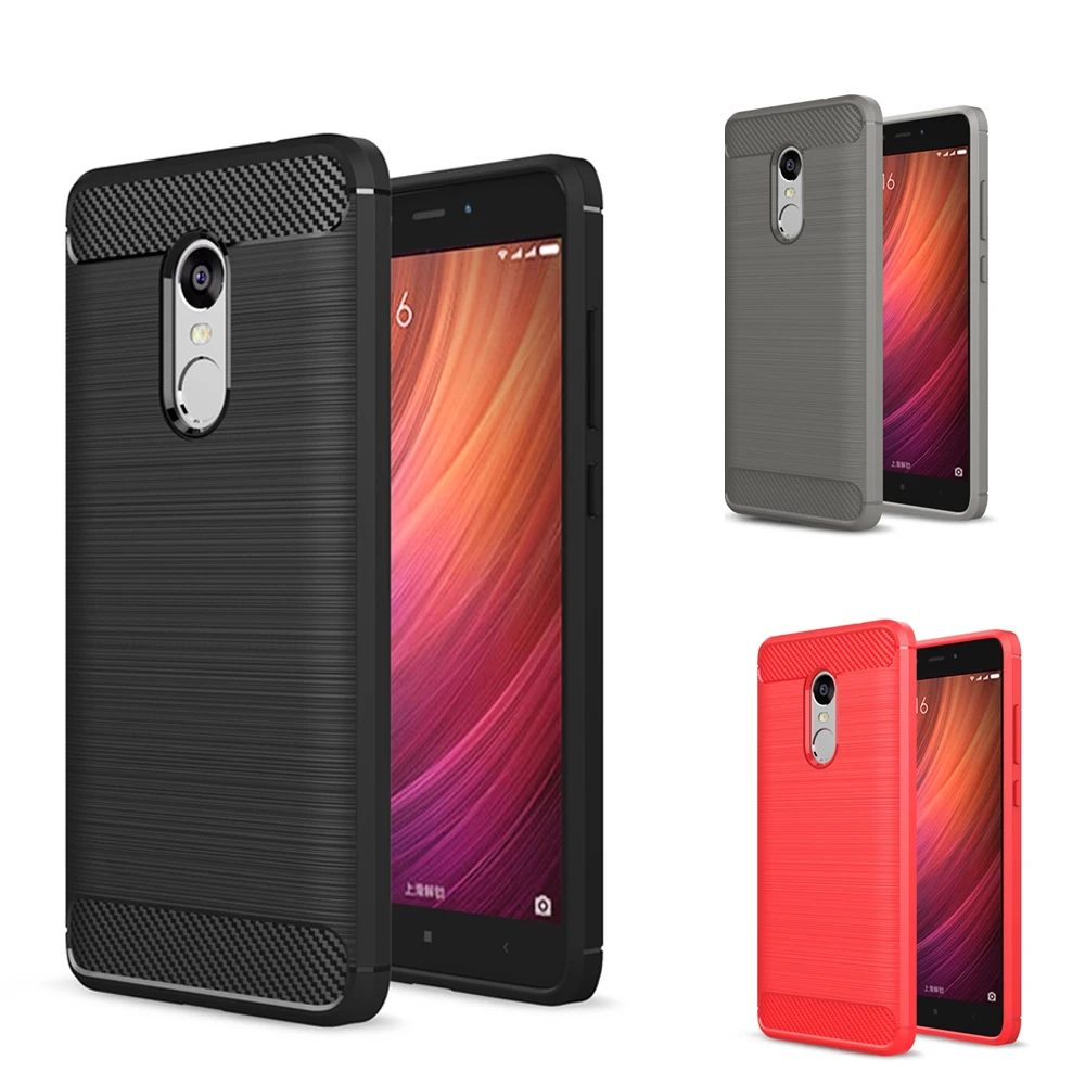 Case For Xiaomi Redmi Note 4 Case Luxury Slim Armor Carbon Fiber