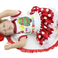 Силиконовые reborn baby dolls Спящая Детская кукла ручной работы Реалистичные модные детские подарок на день рождения brinquedos с одеждой для детей