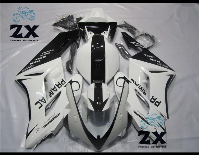 

Motorbike White +Black ABS Injection Bodywork Fairing For honda CBR1000RR 2004 2005 2006 suk10058