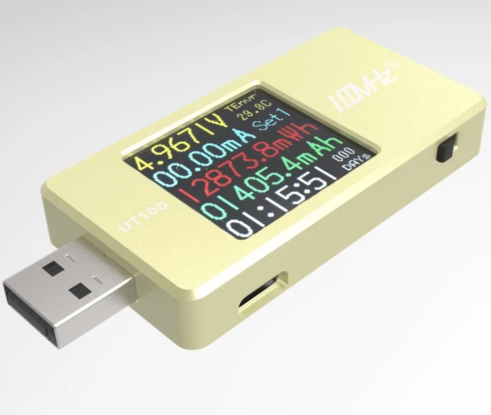 UT100 (KT001 KOTOMI PRE) USB напряжение и ток Таблица емкости QC PD decoy grab|Крышки переключателей|