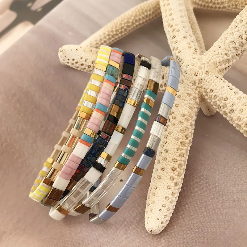

Royalhouse bead Bracelet Bohemian Exquisite Bracelets For Women Summer Beach Colorful Jewelry Pulseras Insta Fashio jewelry