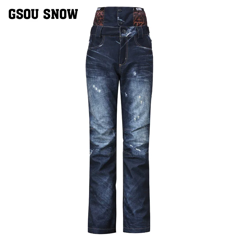 Slim Fit Ski Pants New Gsou Snow Single And Double Ski Suit, Hair