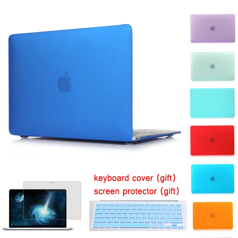 For Apple Macbook Air 11" 13" Pro 13" 15" Pro With Retina 12'' 13" 15" Frosted Surface Matte Hard Cover For macbook pro 13 Case