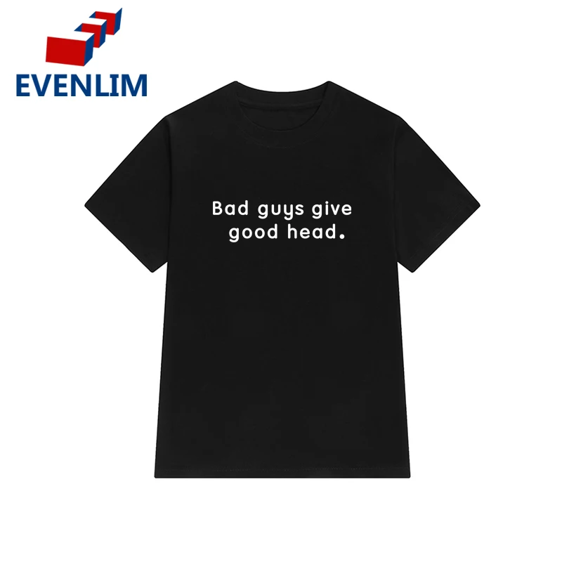 EVENLIM Новый 2018 белый 100% хлопковые футболки с короткими рукавами Для женщин летний