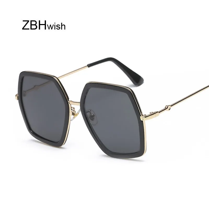 

Trendy Hexagon Sunglasses Women Colorful Gradient Sun Glasses Female UV400 Eyewear Retro Irregular Octagon Sunglases