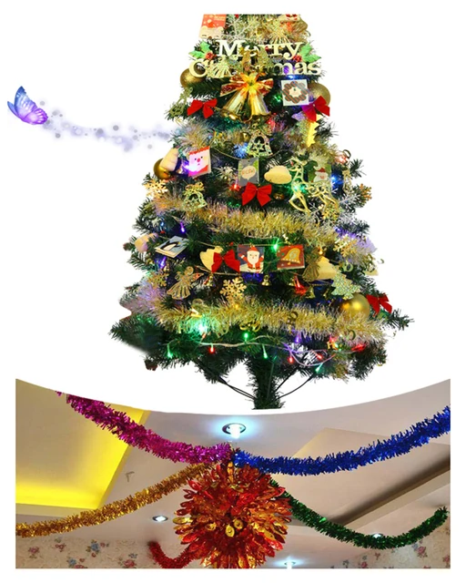 18m christmas tinsel decorations party ribbon garland tops hoop window ornaments home christmas tree decoration - Tinsel Christmas Decorations 18m christmas tinsel decorations party ribbon garland tops hoop window ornaments home christmas tree decoration - Tinsel Christmas Decorations
