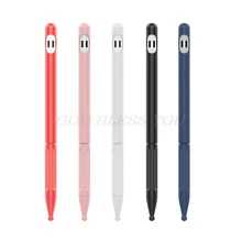 Силиконовый защитный чехол с защитой от потери кожи, колпачок для наконечника/Кабель-адаптер для Apple Pencil 1st для iPad Pro Pencil