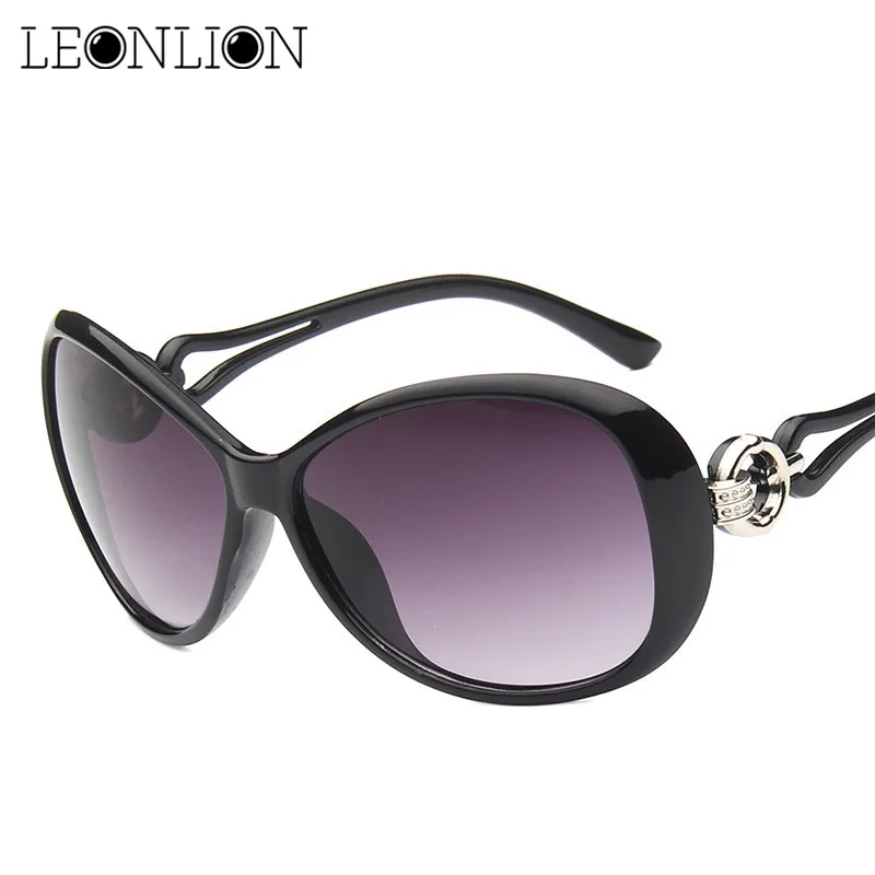 

LeonLion 2019 Vintage Gradient L Sunglasses Women Brand Designer Classic Oversized Sun Glasses UV400 Oculos De Sol Feminino