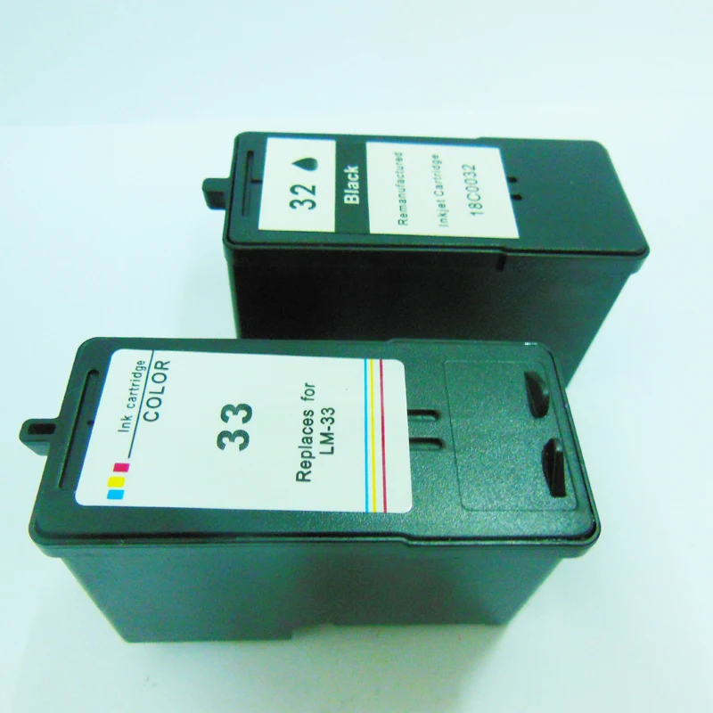 Vilaxh 2шт чернильные картриджи для Lexmark 32 33 P315 P450 X3350 X5250 X5270 X7170 X7300 Z815 P915 P4330 P4350 P6210 P6250
