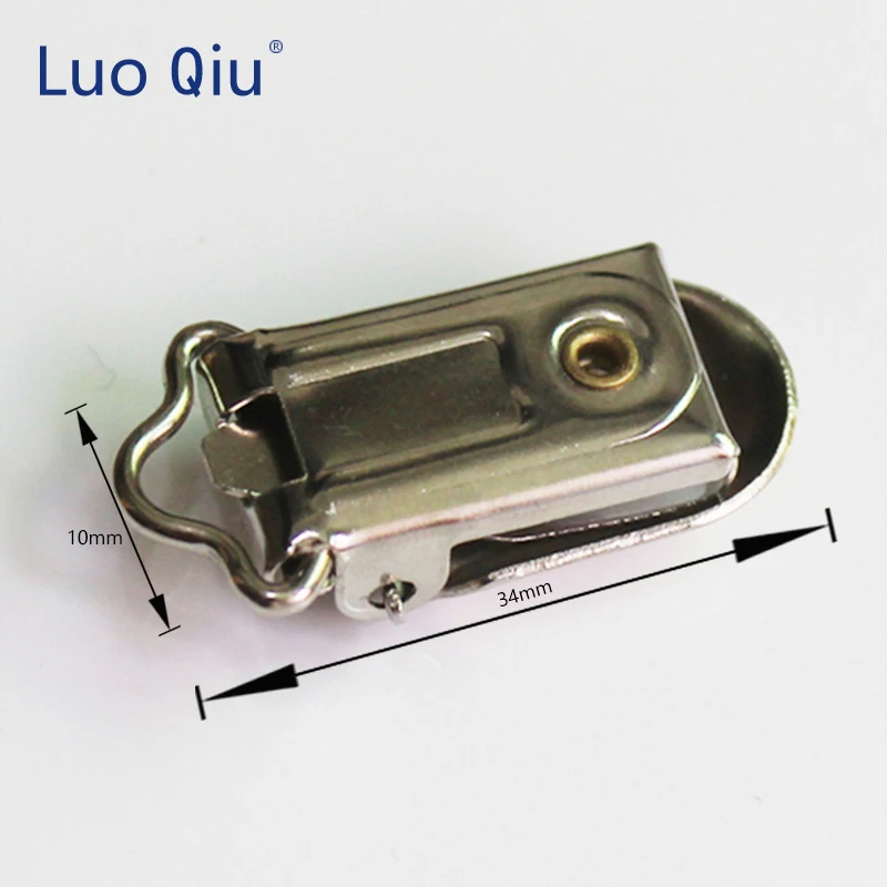 Luo Qiu (5 шт./партия) 10 мм Металлические Серебряные Зажимы для одежды с пластиковыми