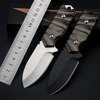 

2020 New Free Shipping Outdoor Mini Pocket Fixed Tactical Hunting Army Knife Camping Survival Small Straight Knives EDC Tools