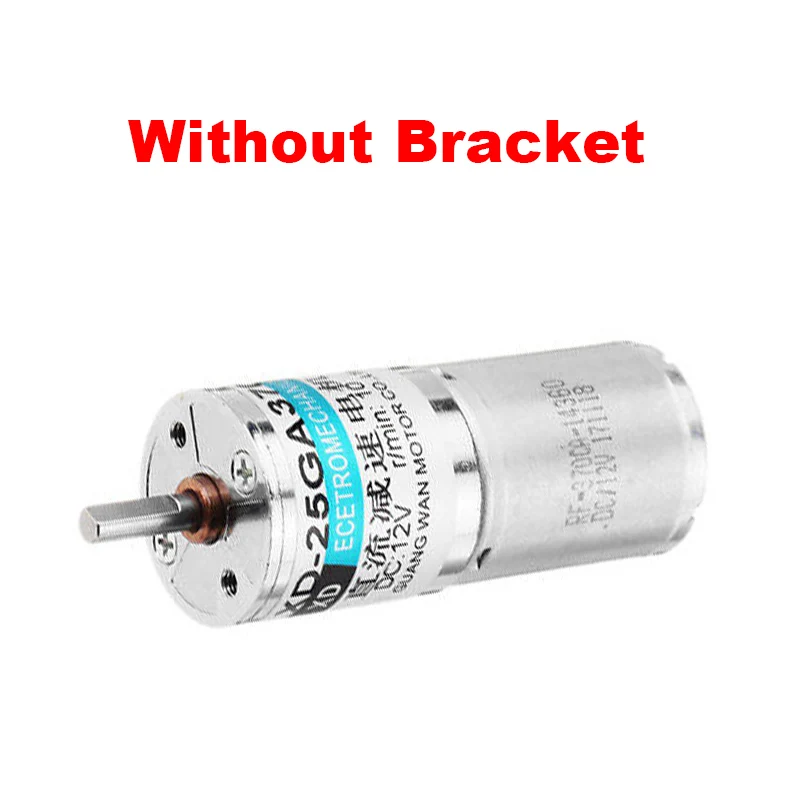 XC25GA370 DC 24V 200 RPM Geared Motor Adjustable Speed 4mm Shaft Dia for Oven 