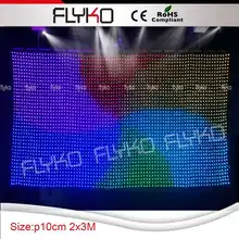 Dj оборудование gif экран led видео занавес для сценического фона