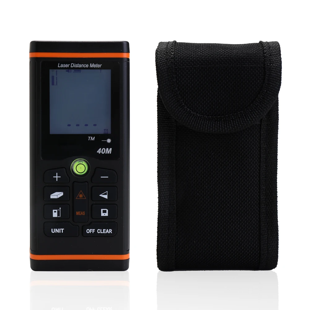 Laser Rangefinder Laser Distance Meter Red Light Handheld LCD Display Digital High Accuracy Measure Rangefinder Distance Meter