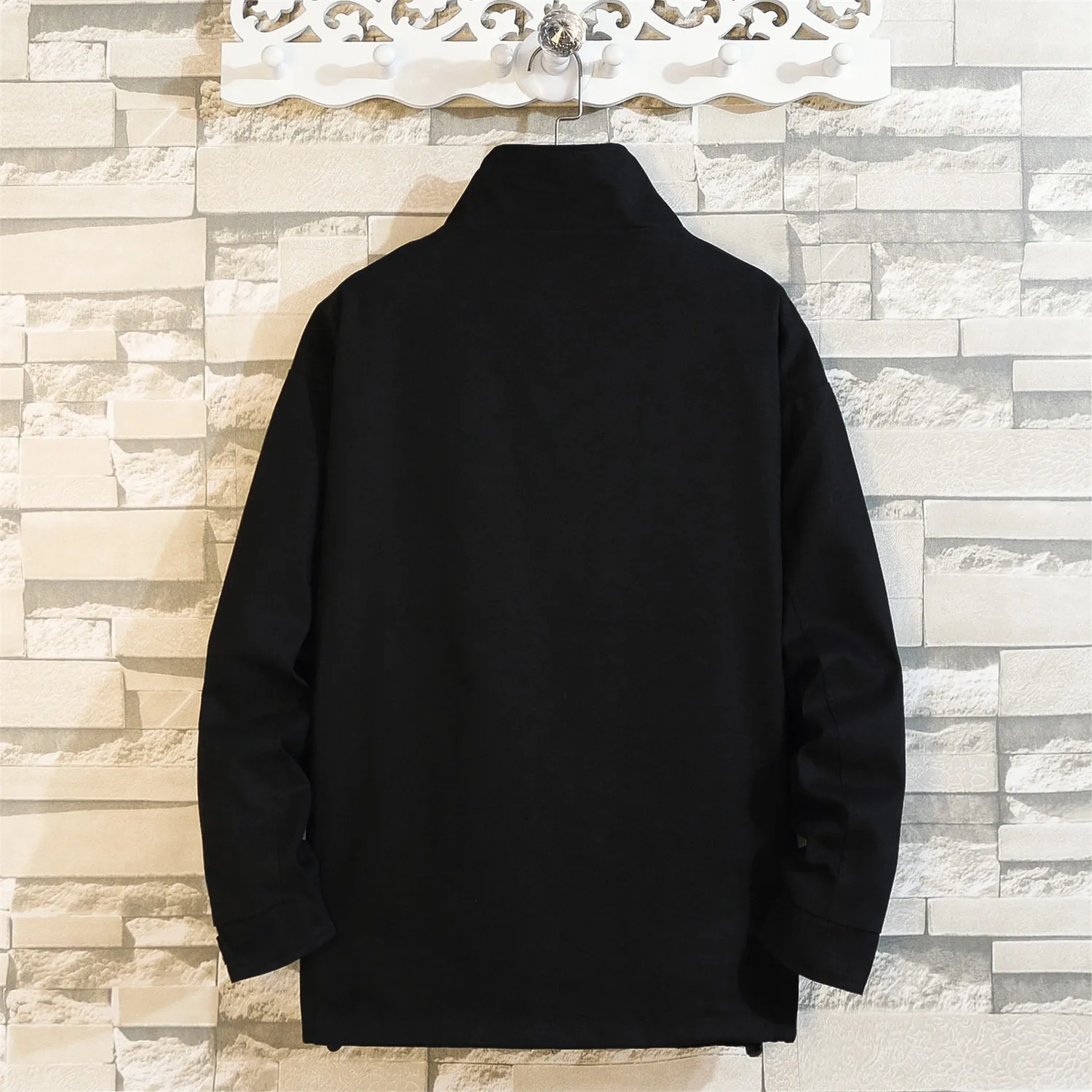 Autumn 2019 Jacket Men Loose Streetwear Cotton Jacket Hip Hop Bomber Jacket Homme Male Coats & Jackets Chaqueta Hombre 5XL