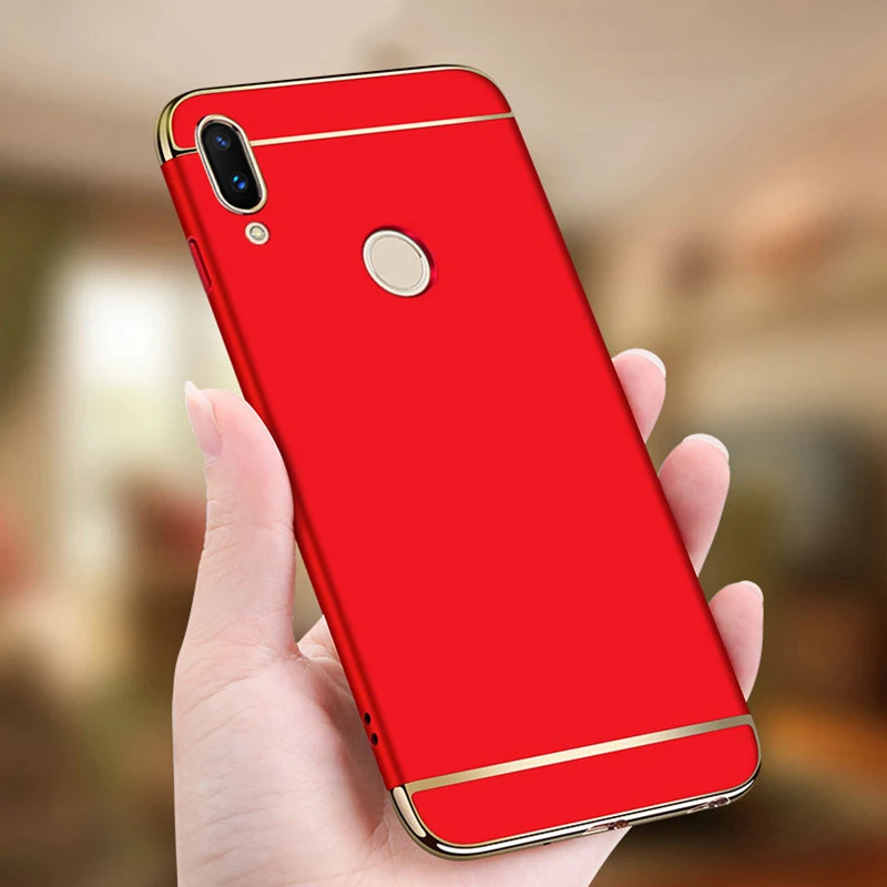 3в1 жесткий чехол для Huawei P20 Lite с полным покрытием на Nova 3e Жесткий Чехол Coque Fundas Capa |