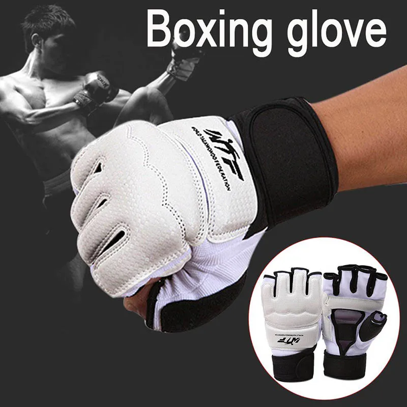 Durable Taekwondo Karate Gloves Sanda Sports Boxing Gloves  Kongfu Martial Arts Foot Protector Ankle Brace Support Pad Guard (2)