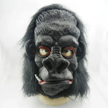 

Halloween Mask Show Up Big Ear The Gorilla Mask Natural Latex Material Green Latex Party Toys Movie Theme Props Supply