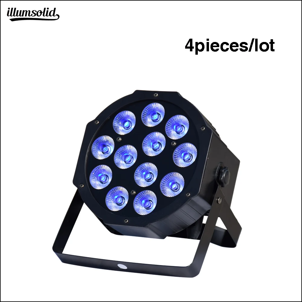 

4pcs/lot 12x12w led par rgbw 4in1 uv par light Stage Color Mixing LED light