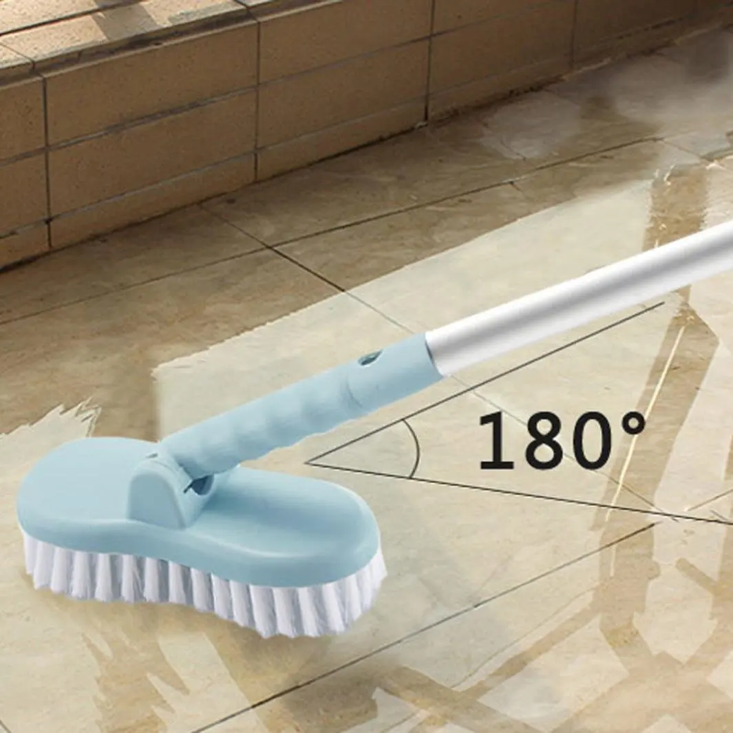 

NOCM Dust collector, 180 rotating broom sweeping floor The magic of sweepers Manually retractable (blue)