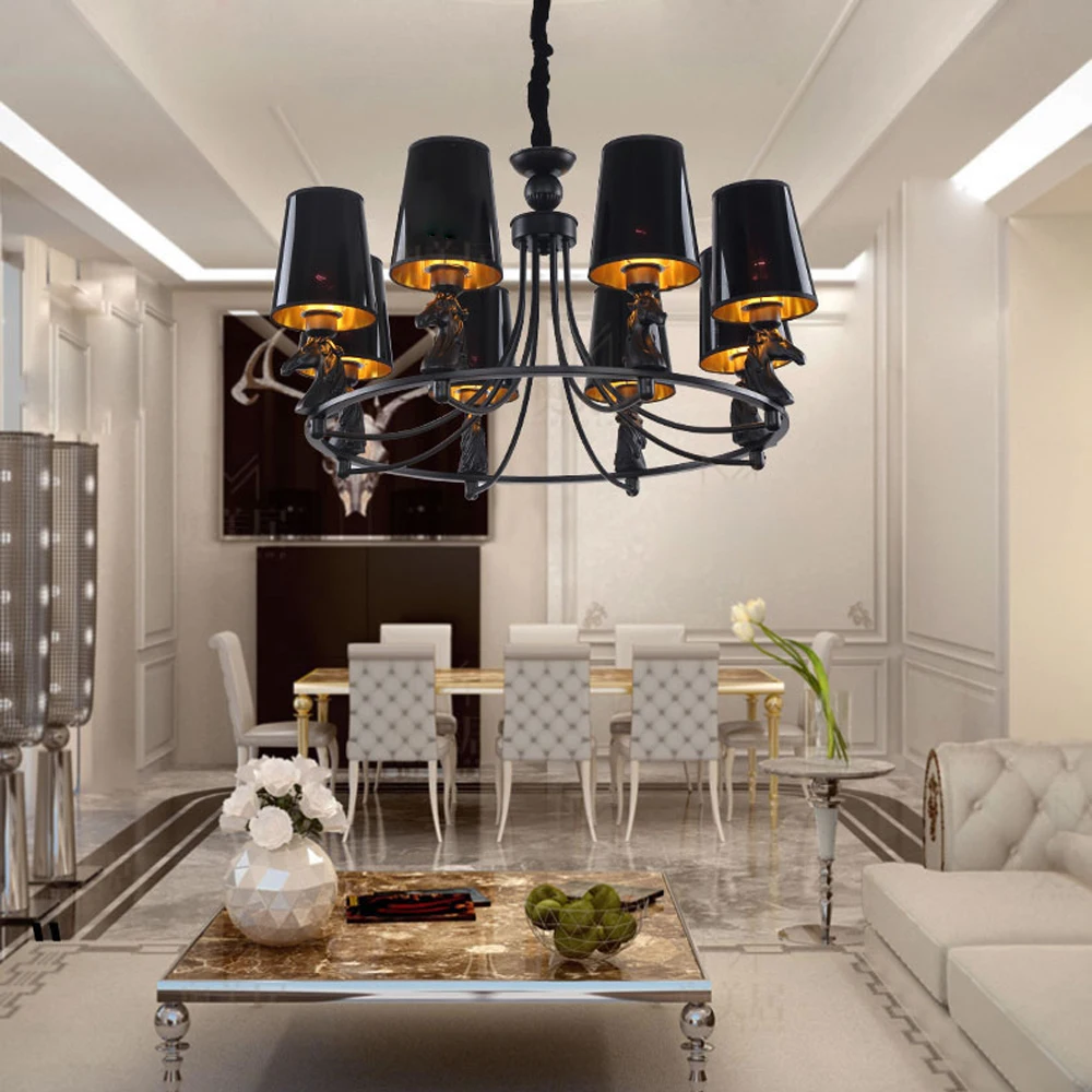 led e27 Американские Железные ПВХ Смолы Лошадь Светодиодные Лампы.Светодиодные