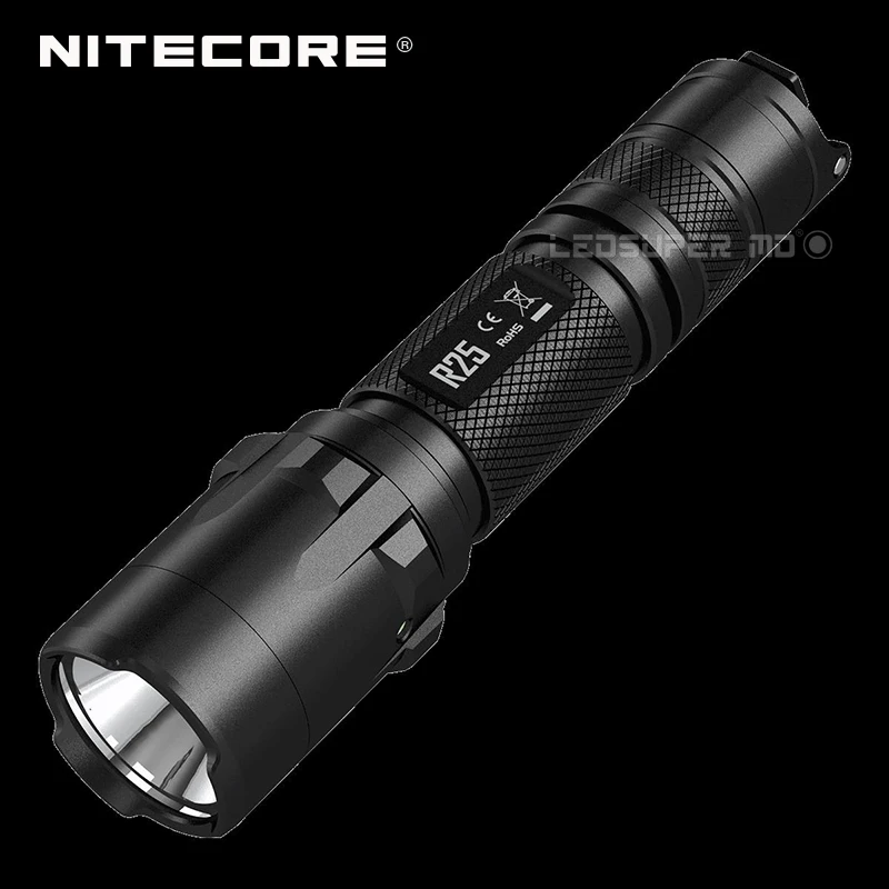 Factory Price Nitecore R25 CREE XP L HI V3 LED Rechargeable Tactical Flashlight with Smart