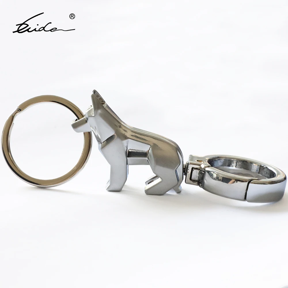 

Shaped Pet Robot Dog Key Chain 3d Animal Keychain Smooth Plane Metal Keyring With Hanger Business Man Gift