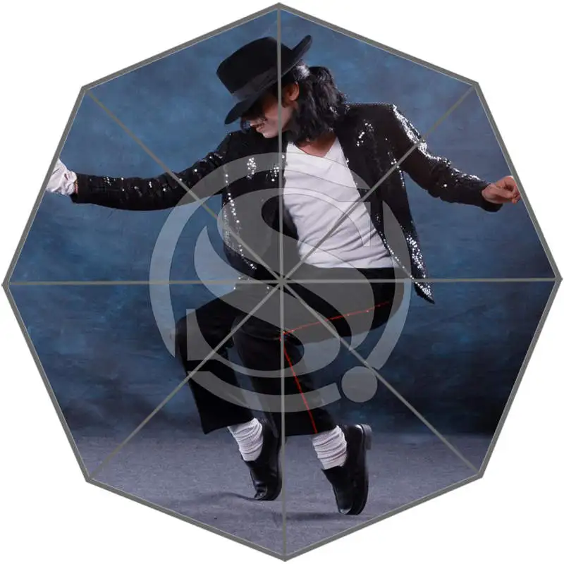 

Hot Custom michael jackson Nice Cool Design Portable Fashion Stylish Useful Foldable Umbrella Free Shipping SQ0608