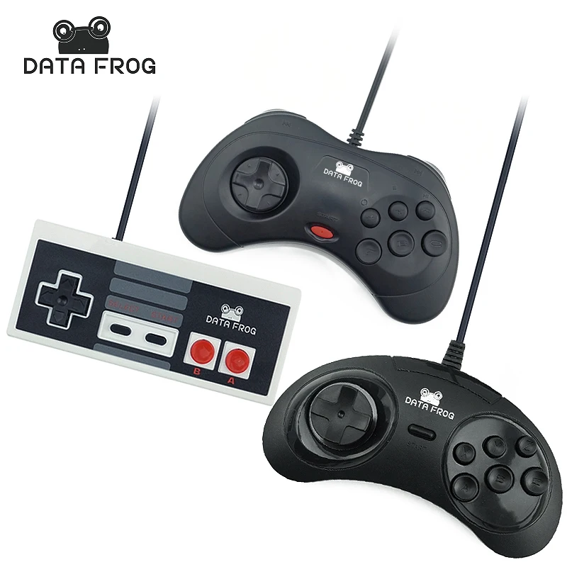 Prix 3 pcs Filaire USB Joystick USB PC Gamepad Contrôleur de Jeu Jeu Joypad Pour PC Ordinateur Portable Cadeau Livraison Gratuite