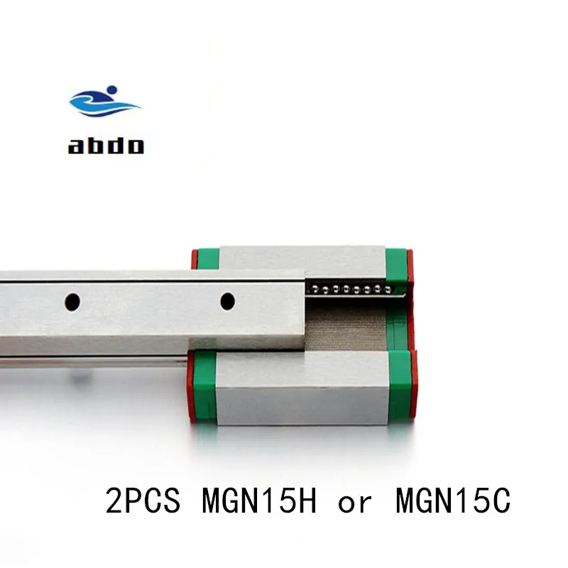 

High quality 2PCS MGN15H or MGN15C linear bearing sliding block for MGN15 linear guide for cnc xyz Free Shipping